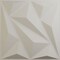 Ekena Millwork 19 5/8in. W x 19 5/8in. H Marquise EnduraWall Decorative 3D Wall Panel Covers 2.67 Sq. Ft. WP20X20MQGBW - alternate 1